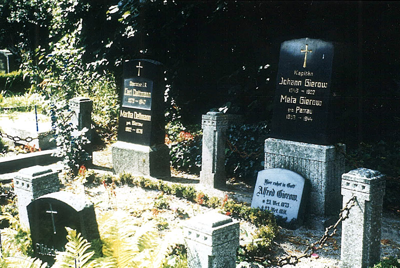 Ehemalige Grabstelle bis in die 1990er Jahre