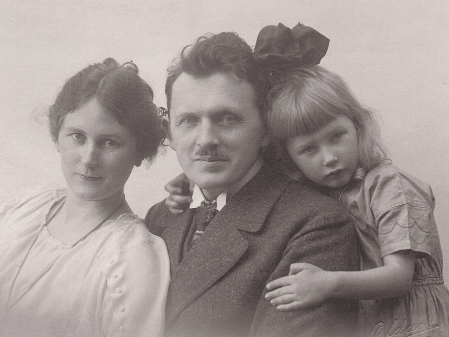 Friedrich, Ella und Roswitha Kliehm